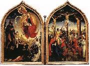 Rogier van der Weyden Diptic de Jeanne de France oil painting on canvas